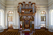 Mozartorgel, Hof- und Stadtkirche St. Paulus, Kirchheimbolanden, Rheinland-Pfalz, Deutschland