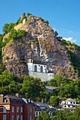 Felsenkirche, Burg Bosselstein, Idar-Oberstein, Hunsrück, Rheinland-Pfalz, Deutschland