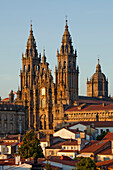 Cathedral of Santiago de Compostela, Camino Frances, Way of St. James, Camino de Santiago, pilgrims way, UNESCO World Heritage Site, European Cultural Route, province of La Coruna, Galicia, Northern Spain, Spain, Europe