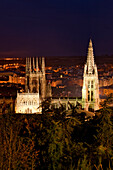 Kathedrale von Burgos, gotisch, Camino Frances, Jakobsweg, Camino de Santiago, Pilgerweg, UNESCO Welterbe, europäischer Kulturweg, Nordspanien, Spanien, Europa