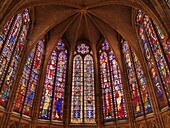 Medieval Glassworks Cathedral of Leon Spain