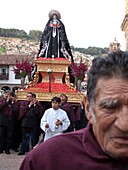 Holy Week procession in Cusco, Peru
