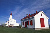 Pointe-au-Pere lighthouse near Rimouski, Quebec, Canada