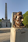 Lincoln Tomb Statue Oak Ridge Cemetery Springfield Illinois