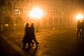Fog in the nigth, San Marco, Venice, Italy