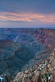 Sunset on the Grand Canyon from Desert View Point, Grand Canyon National Park Arizona