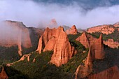 Las Médulas, ancient roman gold mining site León province, Castilla-León, Spain