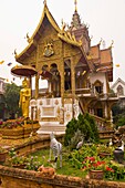 Wat Bupparam Buddhist temple, Chiang Mai, Northern Thailand