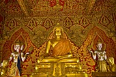 Wat Bupparam Buddhist temple, Chiang Mai, Northern Thailand
