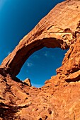 North Window, the Windows Section, Arches National Park, near Moab, Utah USA