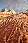 Arizona, Delicate, Desert, Landscape, Nature, Page, Rock, Sandstone, Scenic, Southwest, Swirls, United states of america, White pockets, S19-1107410, agefotostock
