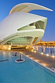 arts palace queen sofia in the city of arts and sciences, Valencia, Spain