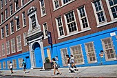 building, school, Harlem, New York, USA