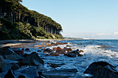 Baltic coastline between Heiligendamm and Kuehlungsborn, Mecklenburg-Western Pomerania, Germany