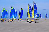 Sand Yachts, Fort-Mahon Beach, Somme (80), Picardy, France