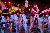 Parade Of Floats And Carnivalesque Characters On The Place Massena, Carnival Of Nice, Alpes-Maritimes (06), France