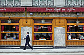 El Cafe Gijon, Cafe Bar For Artists And Intellectuals Opened In 1888, Paseo De Recoletos, Madrid, Spain