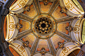 Ceiling In The Ballroom Of The Fine Arts Circle (Circulo Bellas Artes), Madrid, Spain