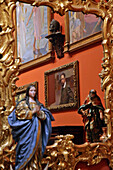Painting And Statue In The Mirror In The Museum Home Of The Painter Joaquin Sorolla, Madrid, Spain