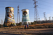 The Former Orlando Power Plant In Soweto, The Neighborhood Reserved For Blacks During The Time Of Apartheid, Jo'Burg, Johannesburg, Gauteng Province, South Africa