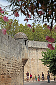 Ramparts, Fortifications Around The Town Of Aigues Mortes