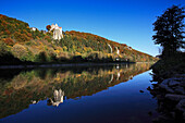 Prunn castle, Altmuehltal nature park, Riedenburg, Bavaria, Germany