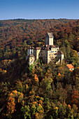 Burg Kipfenberg im Herbst, Kipfenberg, Altmühltal, Bayern, Deutschland