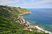 Bay of Lagoinhas at the north coast, Island of Santa Maria, Azores, Portugal, Europe