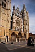 Die Kathedrale Santa Maria de Regla, Leon, Provinz Leon, Altkastilien, Castilla y Leon, Nordspanien, Spanien, Europa