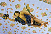 Taufengel in der Inselkirche in Kloster, Insel Hiddensee, Mecklenburg-Vorpommern, Deutschland, Europa