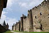 Fortified city of Carcassonne, Aude, Languedoc-Roussillon, France