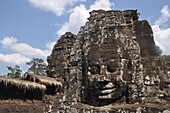 Angkor (Cambodia), statue of the Bayon