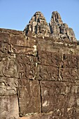 Angkor (Cambodia): relieves at the Bayon