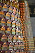 George Town, Penang (Malaysia): votive column inside the Goddess of Mercy Chinese Temple