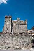 The tower of Cahir Castle in Cahir, County Tipperary, Ireland, Europe