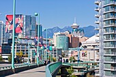 Skyline of downtown Vancouver, British Columbia, Canada