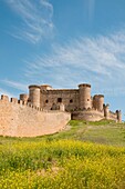 Castle. Belmonte, Cuenca province, Castilla La Mancha, Spain.