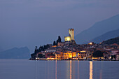 Evening mood, Malcesine, Lake Garda, Veneto, Italy