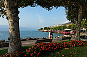 Promenade, Torri del Benaco, Lake Garda, Veneto, Italy
