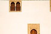 Door Detail Courtyard of the Myrtles Alhambra Palace Granada Spa