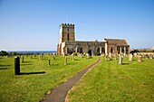 St Aidens Church Bamburgh Northumberland England