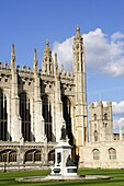 Kings College Chapel and Front Court at Kings College, Cambridge, England, UK