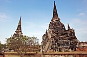 Wat Phra Si Sanphet, a Buddhist temple in Ayutthaya, Thailand