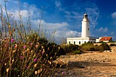 Faro de La Mola Formentera Islas Baleares España / La Mola Lighthouse Formentera Balearic Islands Spain