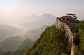 Camping on the Wild Wall portion of the Great Wall of China