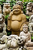 Asian buddha garden statues