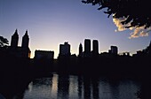 Skyline of New York from Central Park United States