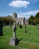The Church of St Mary in the Village of Meare, Somerset, England, United Kingdom