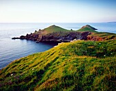 Rumps Point and The Mouls on the Pentire Headland near Polzeath, Cornwall, England, United Kingdom