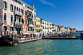 Houses along Canale della Guidecca, Venice, Veneto, Italy, Europe